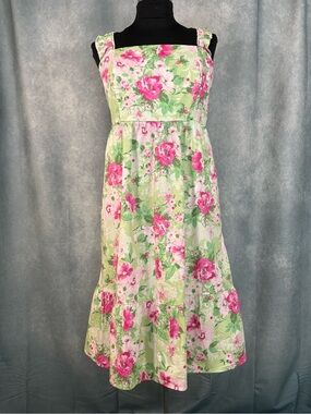 Torrid mini poplin tiered ruffle strap floral green dress plus size